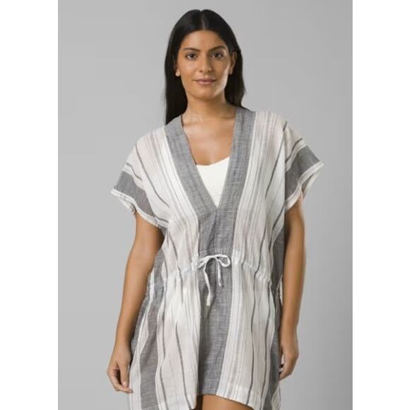 prAna Marina Bay Tunic – Small / Charcoal – Organic Cotton Performance Woven NWT - Picture 1 of 7